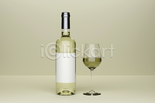 사람없음 3D JPG 포토 해외이미지 목업 와인 와인병 와인잔