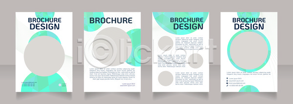 사람없음 JPG 일러스트 해외이미지 기하학 디자인 레이아웃 무늬 문서 민트색 비즈니스 세트 원형 자료 텍스트 팜플렛 포스터 해외일러스트 흰색