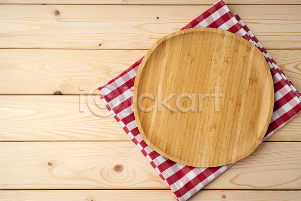 사람없음 JPG 포토 해외이미지 나무배경 나무쟁반 냅킨 목재 식탁보 오브젝트