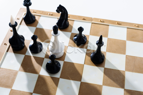 경쟁 사람없음 JPG 포토 해외이미지 그림자 전략 체스 체스게임 체스말 체스판