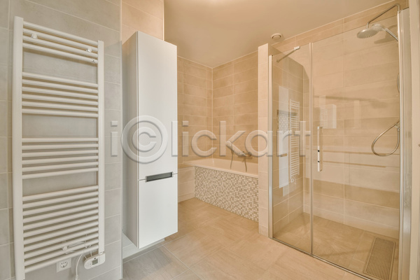 깨끗함 사람없음 JPG 포토 해외이미지 샤워부스 서랍장 실내 욕실 욕조 인테리어