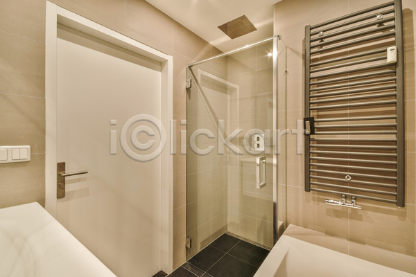 깨끗함 사람없음 JPG 포토 해외이미지 문 샤워부스 실내 욕실 인테리어 화장실