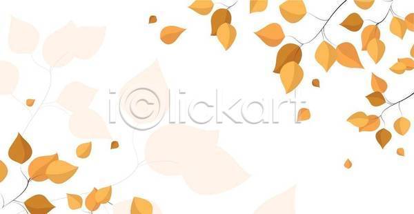 사람없음 EPS 일러스트 해외이미지 가을(계절) 가을배경 낙엽 노란색 단풍 흰색