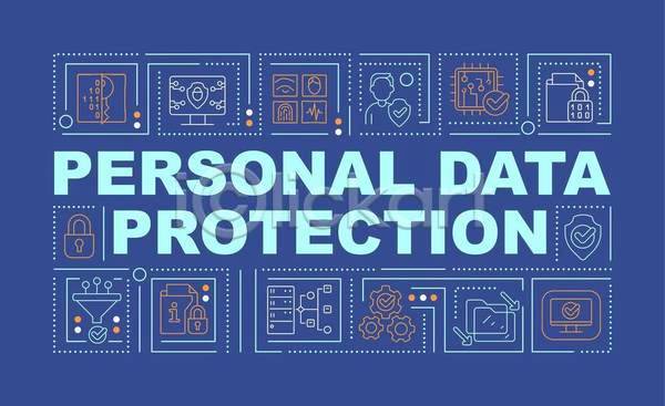 보호 사람없음 EPS 일러스트 해외이미지 단어 디지털 레터링 백그라운드 보안 선 자료 정보 컨셉 타이포그라피