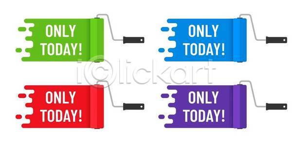 아이디어 EPS 일러스트 해외이미지 거래 고립 공구 구매 금융 돈 디자인 라벨 레터링 롤 롤러 배너 배지 보라색 붓 비즈니스 빨간색 세일 슈퍼마켓 시장 심볼 제의 주식 초록색 타격 파란색 퍼센트 페인트 페인트붓 포스터 플랫 해외일러스트 화가