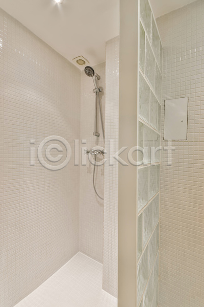 사람없음 JPG 포토 해외이미지 샤워기 샤워부스 샤워실 실내 심플 욕실 인테리어