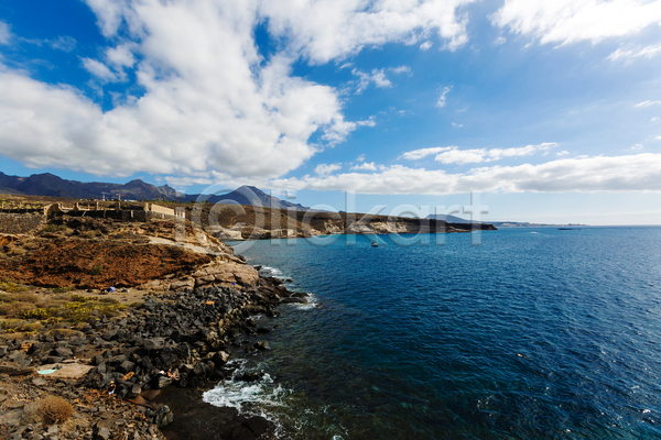 사람없음 JPG 포토 해외이미지 구름(자연) 맑음 바다 섬 야외 주간 풍경(경치) 하늘
