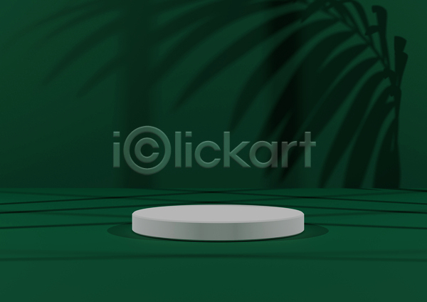 사람없음 3D JPG 포토 해외이미지 그림자 단상 심플 원형 초록색