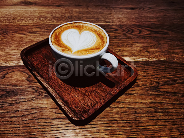 분위기 여유 휴식 사람없음 JPG 포토 해외이미지 라떼아트 카페 카푸치노 커피 커피잔 하트