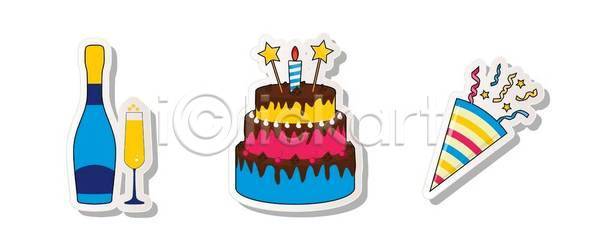 새로움 축하 행복 어린이 EPS 일러스트 해외이미지 고립 그룹 놀람 디자인 만화 사인 생일 샴페인 선물 세트 수집 스티커 신용카드 심볼 엘리먼트 연도 유리 이벤트 장식 축제 케이크 클립아트 파티 폭죽 항목 해외일러스트 휴가