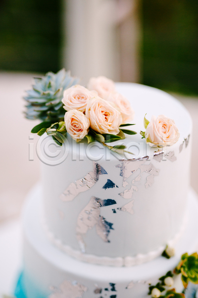 사람없음 JPG 포토 해외이미지 결혼 꽃 식물 웨딩케이크 장식 케이크