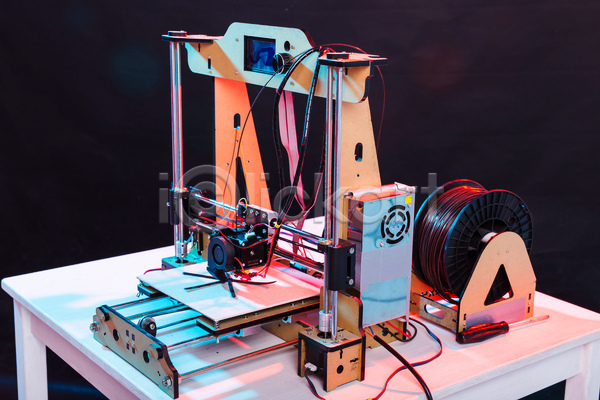 사람없음 JPG 포토 해외이미지 3D프린터 4차산업 과학기술 실내 인공 제조