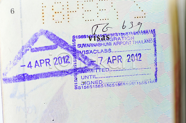 출장 사람없음 JPG 포토 해외이미지 방문 세관 아시아 여권 여행 여행객 태국 페이지 해외202004