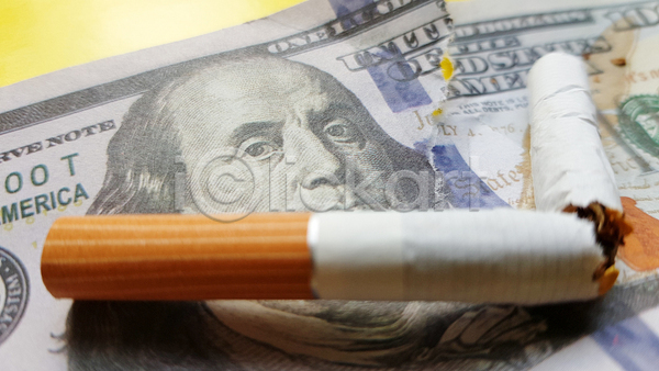 사람없음 JPG 포토 해외이미지 달러 담배 지폐
