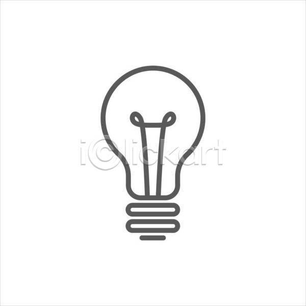 아이디어 혁명 EPS 아이콘 일러스트 해외이미지 고립 그림 램프 빛 사인 선 심볼 심플 에너지 유리 윤곽 전구 전기 조명 컨셉 해결 형광등 흰색 힘