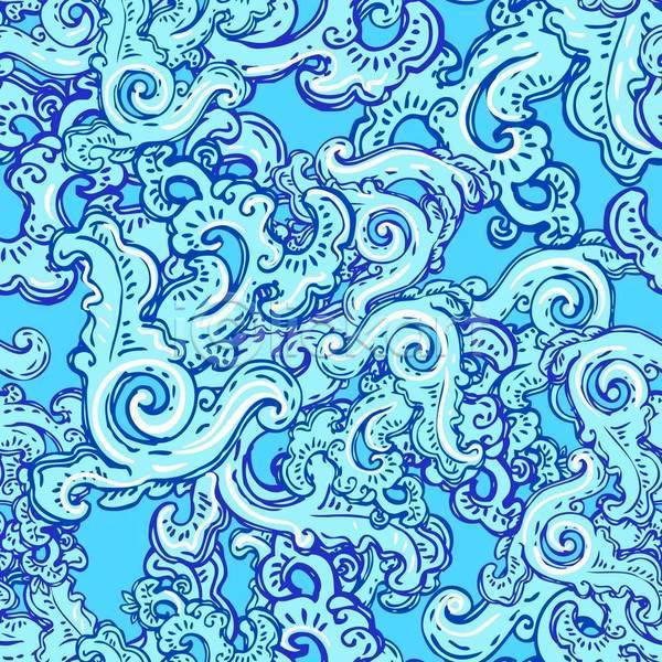 우아함 사람없음 EPS 일러스트 해외이미지 디자인 미술 바로크 백그라운드 빅토리아 스타일 파란색