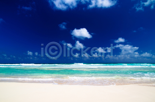 사람없음 JPG 포토 해외이미지 구름(자연) 야외 주간 파도 파란색 풍경(경치) 하늘 해변