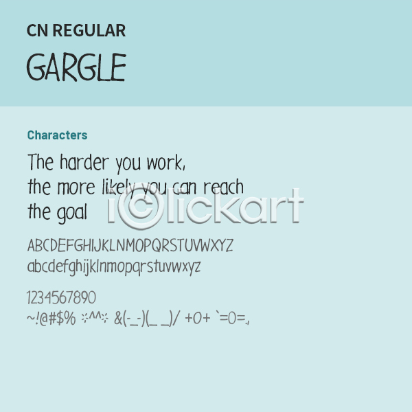 사람없음 OTF 설치폰트 Typodermic(서체) gargle(서체) 낱개폰트 디자인서체 레귤러체 알파벳 영문폰트 영어 폰트 필기체