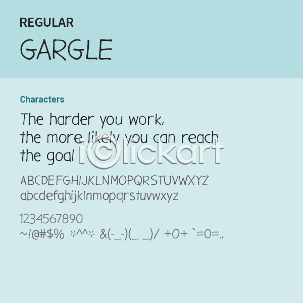사람없음 OTF 설치폰트 Typodermic(서체) gargle(서체) 낱개폰트 디자인서체 레귤러체 알파벳 영문폰트 영어 폰트 필기체