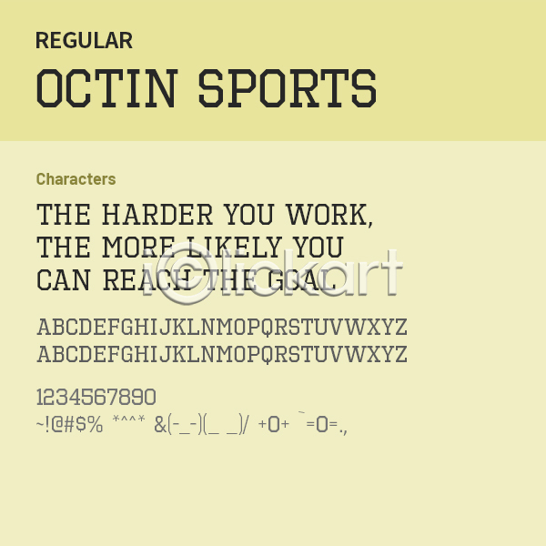 사람없음 OTF 설치폰트 Typodermic(서체) octinsports(서체) 낱개폰트 디자인서체 레귤러체 알파벳 영문폰트 영어 폰트