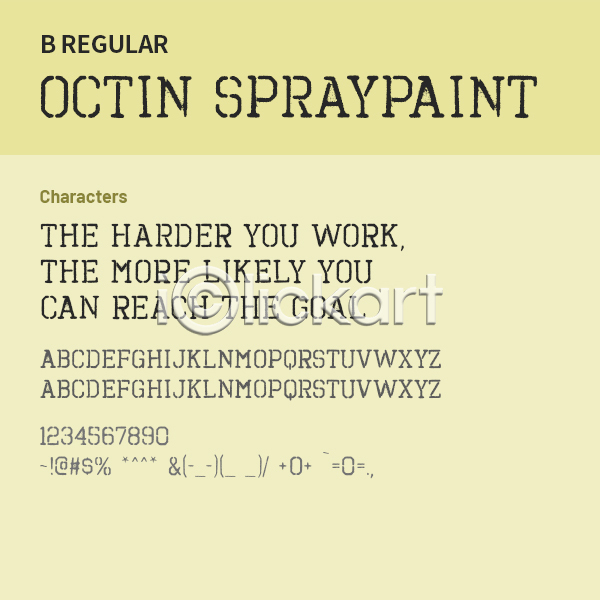 사람없음 OTF 설치폰트 Typodermic(서체) octinspraypaint(서체) 낱개폰트 디자인서체 레귤러체 알파벳 영문폰트 영어 폰트