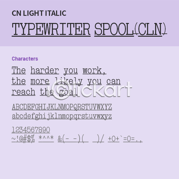 사람없음 OTF 설치폰트 Typodermic(서체) typewriterspoolcln(서체) typewriterspoolclncn(서체) 낱개폰트 디자인서체 라이트체 알파벳 영문폰트 영어 이탤릭체 폰트 활자체