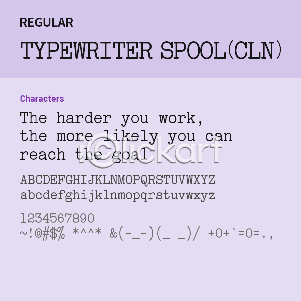 사람없음 OTF 설치폰트 Typodermic(서체) typewriterspoolcln(서체) 낱개폰트 디자인서체 레귤러체 알파벳 영문폰트 영어 폰트 활자체