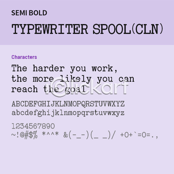 사람없음 OTF 설치폰트 Typodermic(서체) typewriterspoolcln(서체) 낱개폰트 디자인서체 세미볼드체 알파벳 영문폰트 영어 폰트 활자체