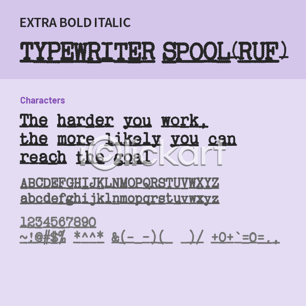 사람없음 OTF 설치폰트 Typodermic(서체) typewriterspoolruf(서체) 낱개폰트 디자인서체 알파벳 엑스트라볼드체 영문폰트 영어 이탤릭체 폰트 활자체