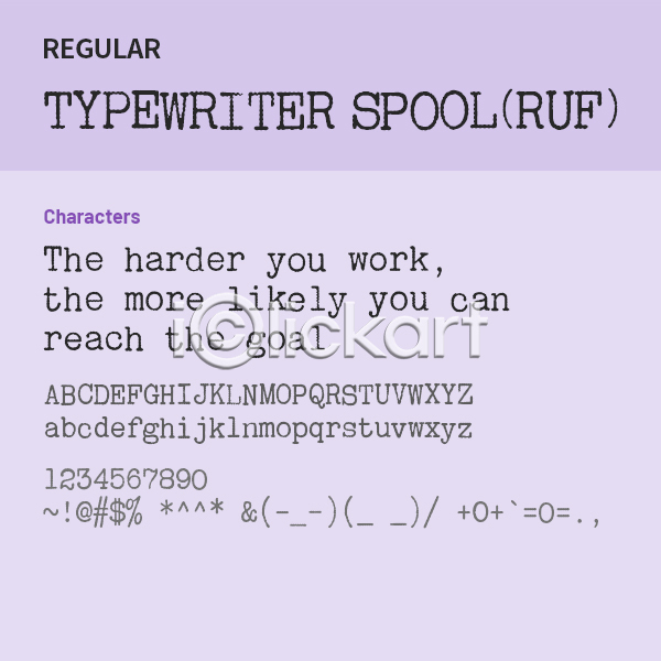 사람없음 OTF 설치폰트 Typodermic(서체) typewriterspoolruf(서체) 낱개폰트 디자인서체 레귤러체 알파벳 영문폰트 영어 폰트 활자체