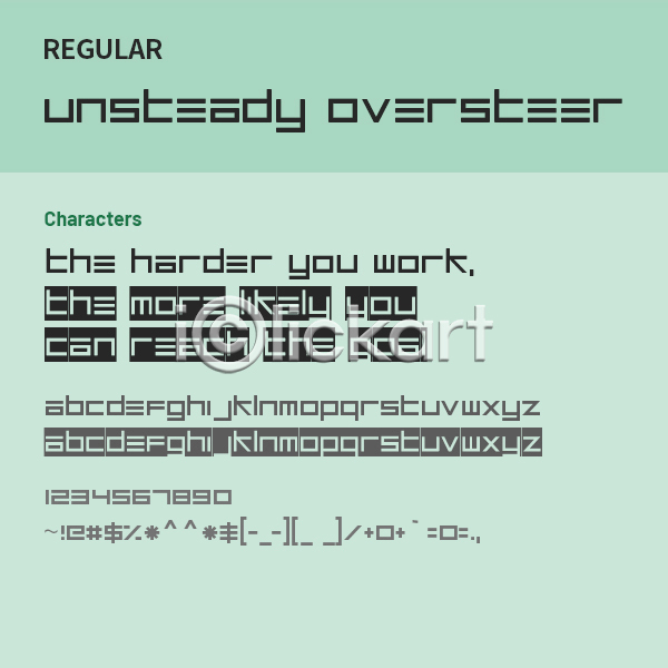 사람없음 OTF 설치폰트 Typodermic(서체) unsteadyoversteer(서체) 낱개폰트 디자인서체 레귤러체 알파벳 영문폰트 영어 폰트