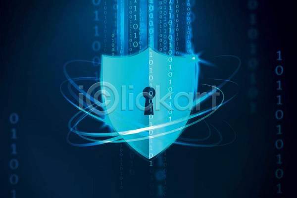 보호 사람없음 EPS 일러스트 해외이미지 개인정보 디지털 방패모양 백그라운드 보안 사이버 이진수 자물쇠 파란색 홀로그램