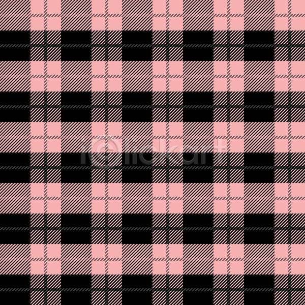 사람없음 EPS 일러스트 해외이미지 검은색 분홍색 체크무늬 패턴 패턴백그라운드