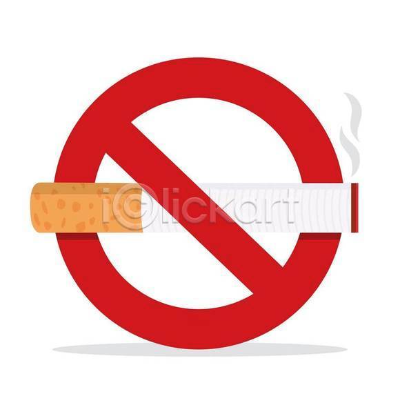 사람없음 EPS 일러스트 해외이미지 금연 금지 담배 담배꽁초 담배연기 흡연 흡연금지