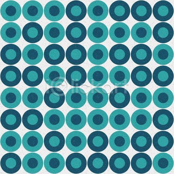 빈티지 사람없음 EPS 일러스트 해외이미지 원형 파란색 패턴 패턴백그라운드