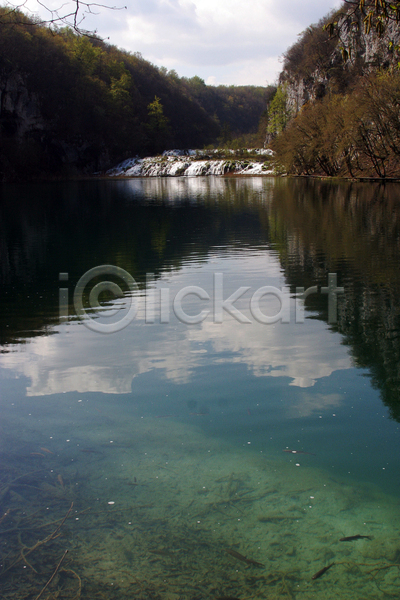 사람없음 JPG 포토 해외이미지 반사 야외 자연 주간 크로아티아 풍경(경치) 호수