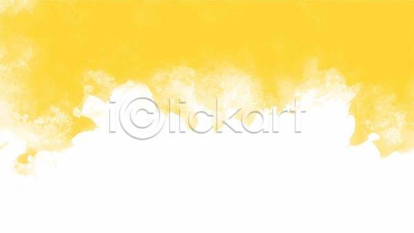 사람없음 EPS 일러스트 해외이미지 노란색 백그라운드 번짐 수채화(물감)