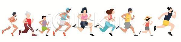 경쟁 군중 남자 백인 사람 성인 여자 EPS 일러스트 해외이미지 거리 건강 검은색 고립 그래픽 그룹 달리기 달리기선수 디자인 라이프스타일 레이스천 마라톤 만화 많음 모션 미술 백그라운드 세트 수집 스포츠 신체 엘리먼트 연습 운동 일러캐릭터 전력질주 조깅 캐릭터 컬러풀 해외일러스트