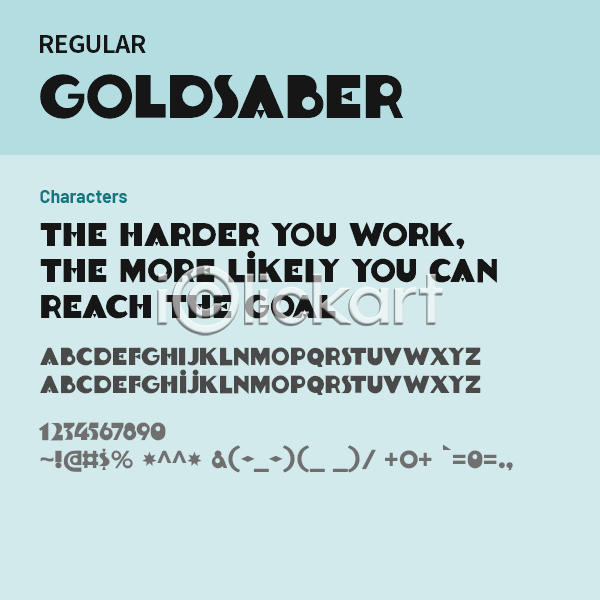 사람없음 OTF 설치폰트 Typodermic(서체) goldsaber(서체) 낱개폰트 디자인서체 레귤러체 알파벳 영문폰트 영어 폰트