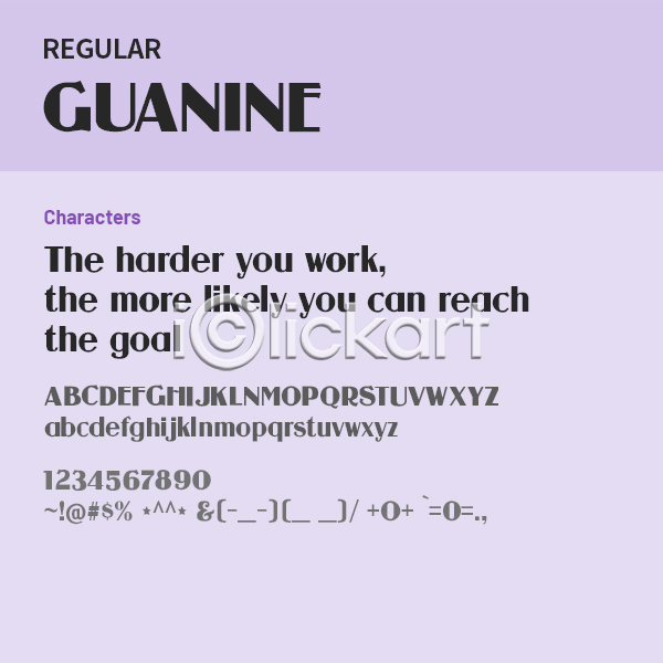사람없음 OTF 설치폰트 Typodermic(서체) guanine(서체) 낱개폰트 디자인서체 레귤러체 알파벳 영문폰트 영어 폰트