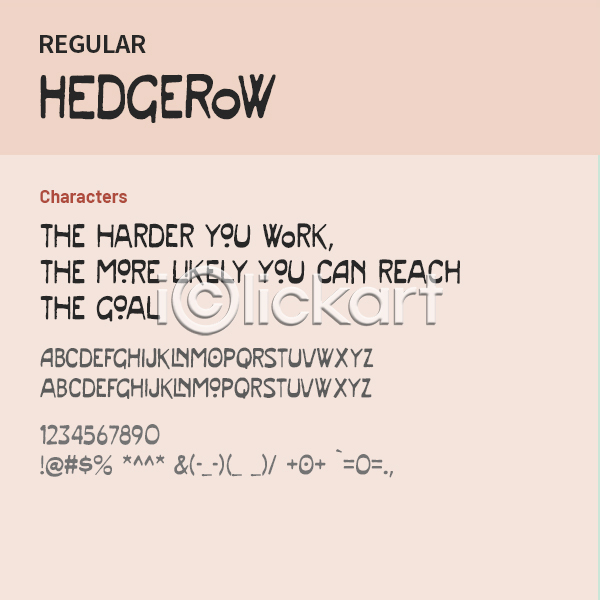 사람없음 OTF 설치폰트 Typodermic(서체) hedgerow(서체) 낱개폰트 디자인서체 레귤러체 알파벳 영문폰트 영어 폰트