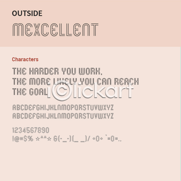 사람없음 OTF 설치폰트 Typodermic(서체) mexcellent(서체) 낱개폰트 디자인서체 알파벳 영문폰트 영어 폰트