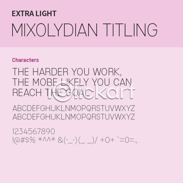 사람없음 OTF 설치폰트 Typodermic(서체) mixolydiantitling(서체) 낱개폰트 디자인서체 라이트체 산세리프체 알파벳 영문폰트 영어 폰트