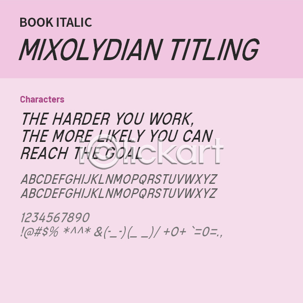 사람없음 OTF 설치폰트 Typodermic(서체) mixolydiantitling(서체) 낱개폰트 디자인서체 볼드체 산세리프체 알파벳 영문폰트 영어 이탤릭체 폰트