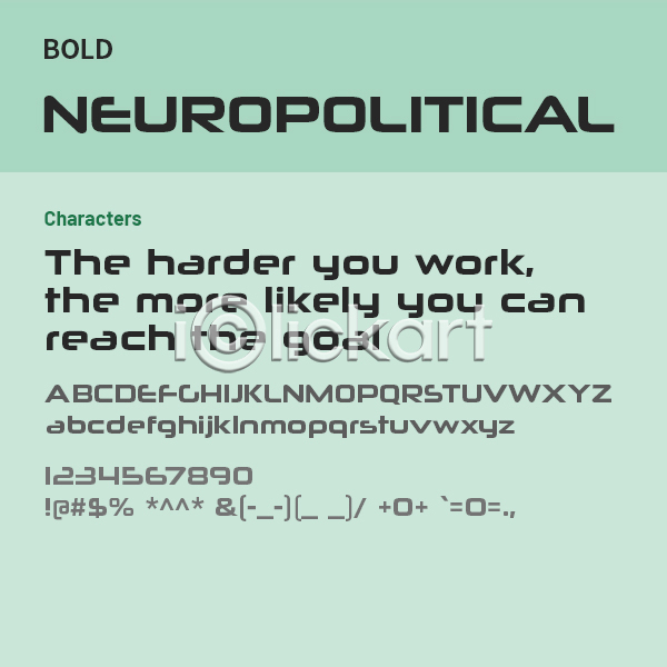 사람없음 OTF 설치폰트 Typodermic(서체) neuropolitical(서체) 낱개폰트 디자인서체 볼드체 산세리프체 알파벳 영문폰트 영어 폰트