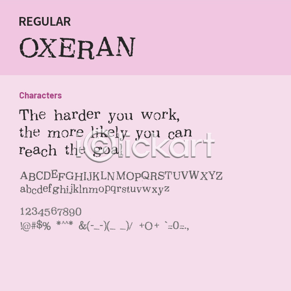 사람없음 OTF 설치폰트 Typodermic(서체) oxeran(서체) 낱개폰트 디자인서체 레귤러체 세리프체 알파벳 영문폰트 영어 폰트
