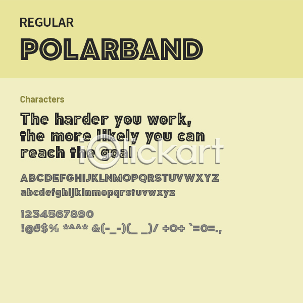 사람없음 OTF 설치폰트 Typodermic(서체) polarband(서체) 낱개폰트 디자인서체 레귤러체 산세리프체 알파벳 영문폰트 영어 폰트