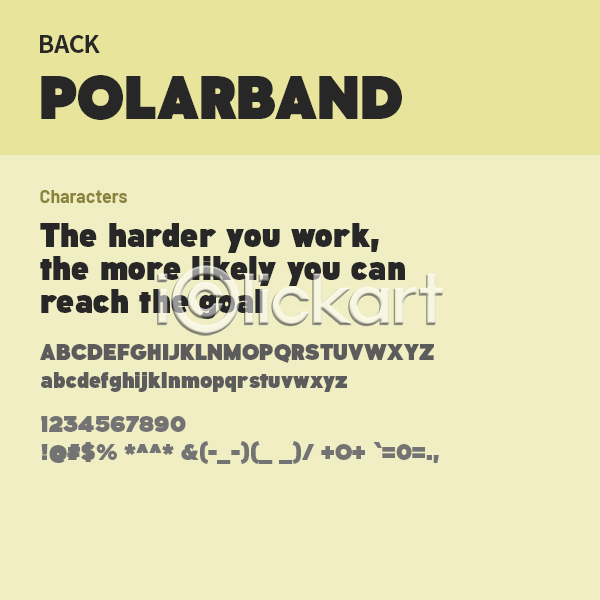 사람없음 OTF 설치폰트 Typodermic(서체) polarband(서체) 낱개폰트 디자인서체 산세리프체 알파벳 영문폰트 영어 폰트