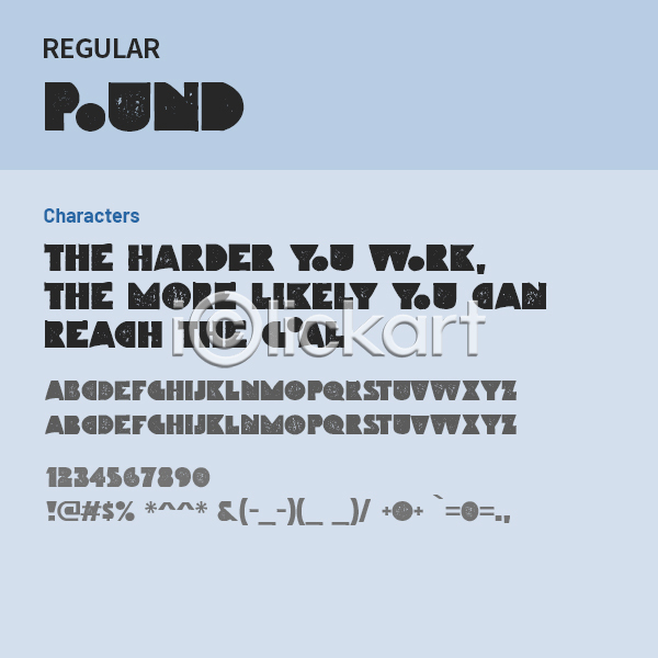 사람없음 OTF 설치폰트 Typodermic(서체) pound(서체) 낱개폰트 디자인서체 레귤러체 알파벳 영문폰트 영어 폰트