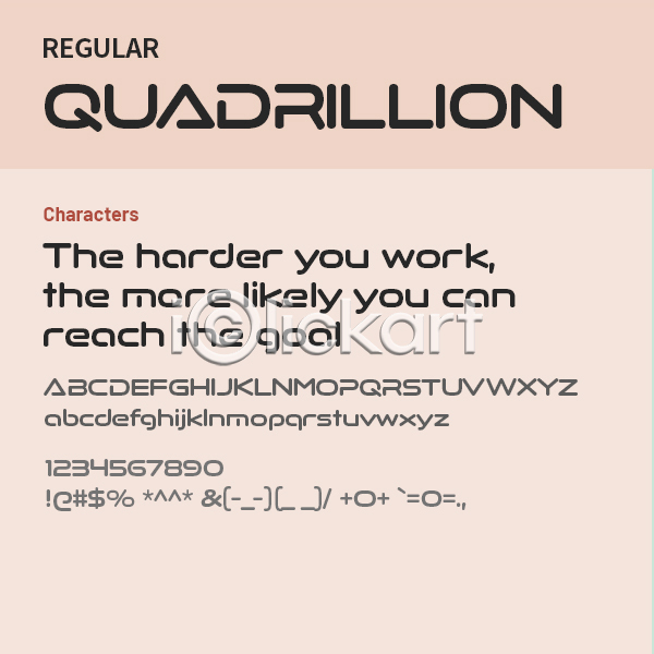 사람없음 OTF 설치폰트 Typodermic(서체) quadrillion(서체) 낱개폰트 디자인서체 레귤러체 알파벳 영문폰트 영어 폰트